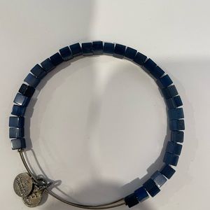 Alex and Ani navy blue beaded